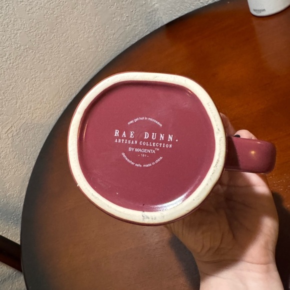 Rae Dunn Red Ceramic Dining Mug - Picture 3 of 4